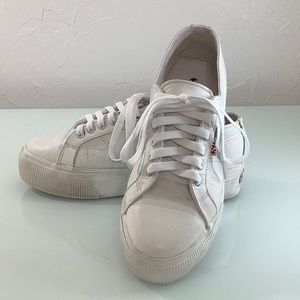superga platform leather